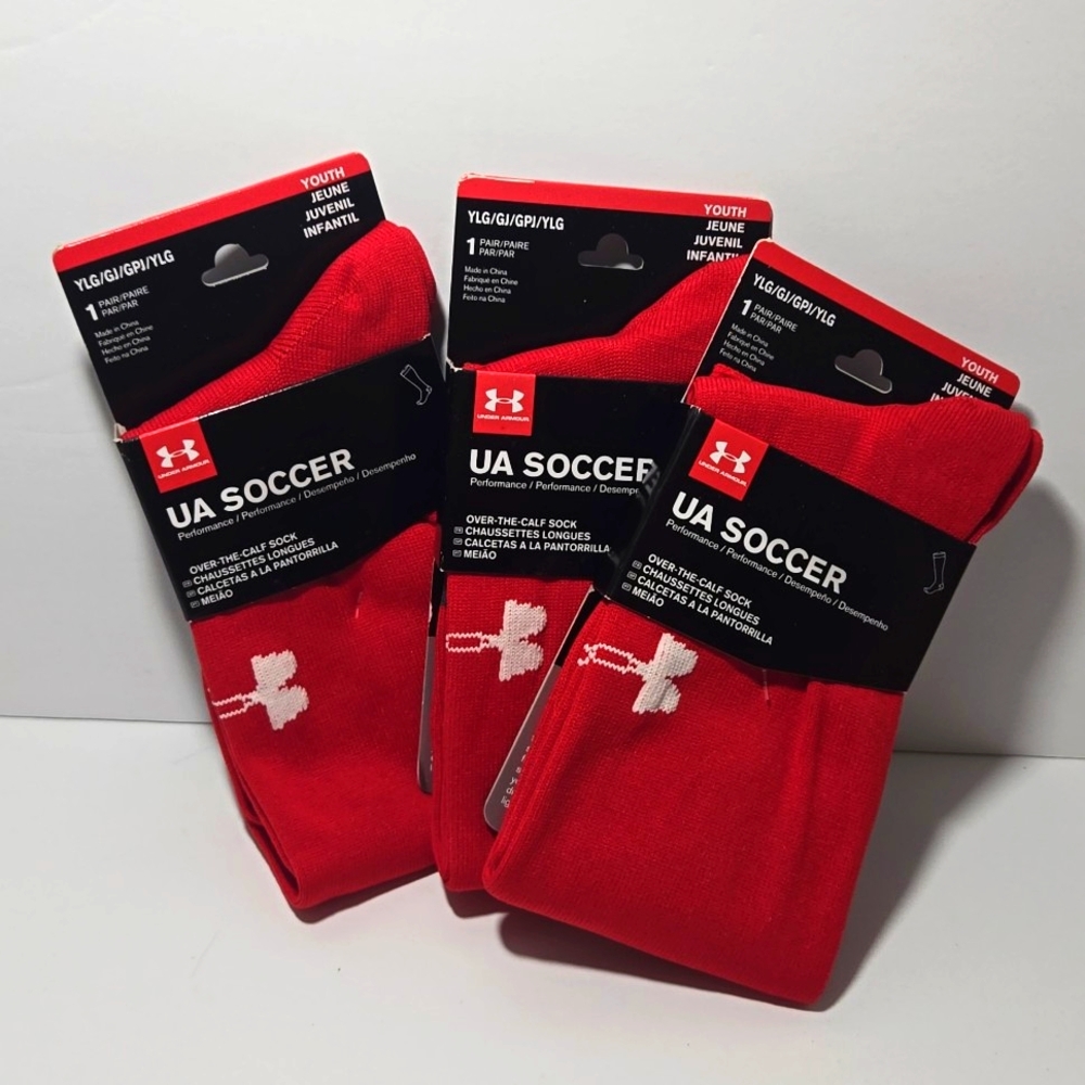 Kid's UA Soccer Over The Calf Socks 3 Pair